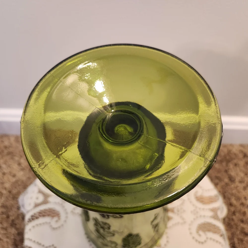 Indiana Glass Avocado Green 9.75
